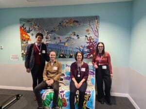 Researchers from Patrick Wild Centre and SIDB at the 2024 SYNGAP1 UK Family day in Manchester
